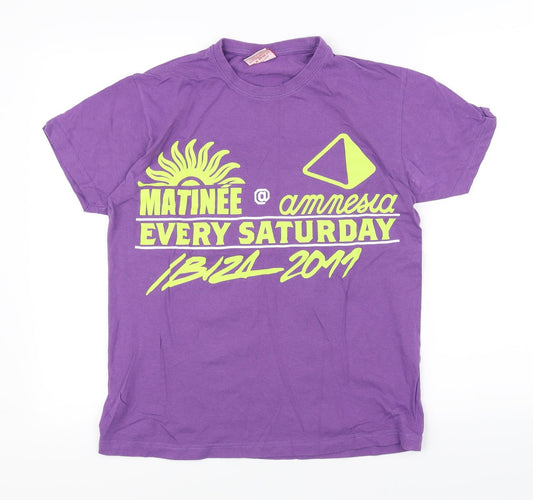 Matinee Womens Purple   Basic T-Shirt Size S