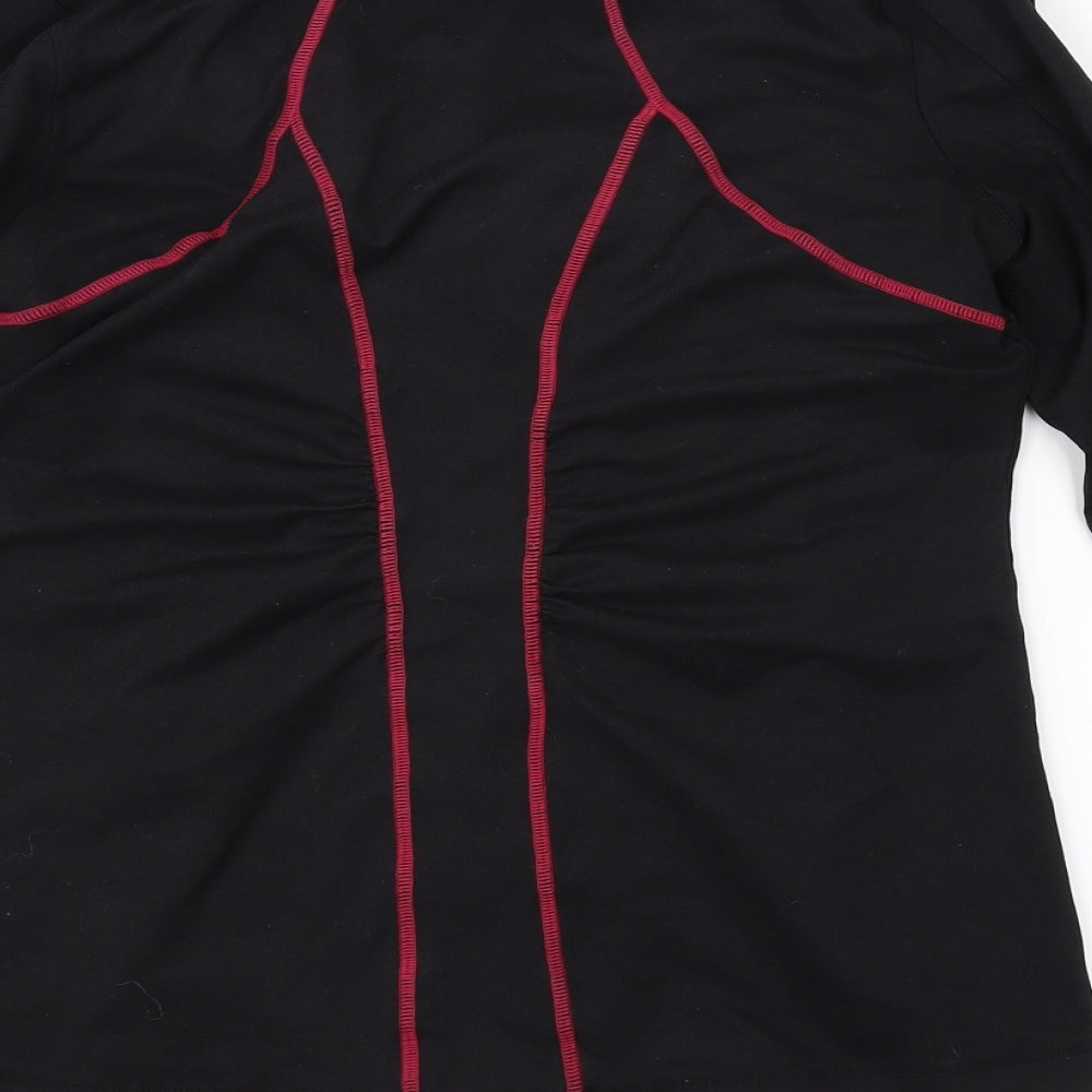 Kyodan Womens Black Geometric  Jacket  Size M