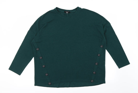 new look  Womens Green   Pullover Jumper Size 12