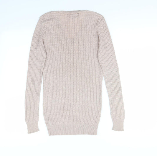 next  Womens Pink   Pullover Sweatshirt Size 10