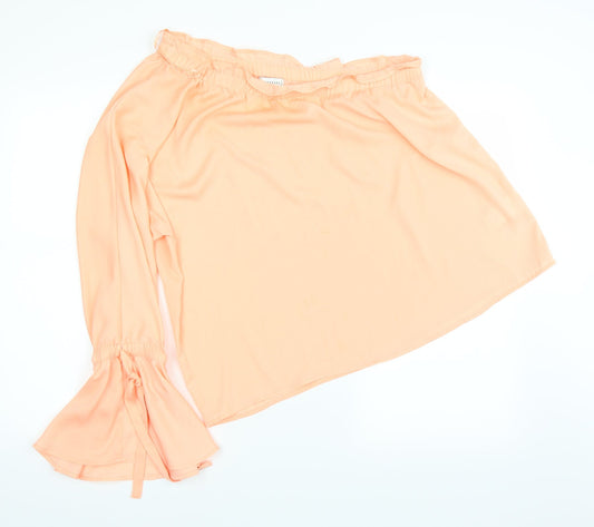 Warehouse Womens Pink   Basic Blouse Size 16