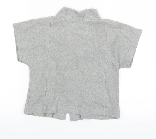 NEXT Girls Grey   Cardigan Jumper Size 6 Years