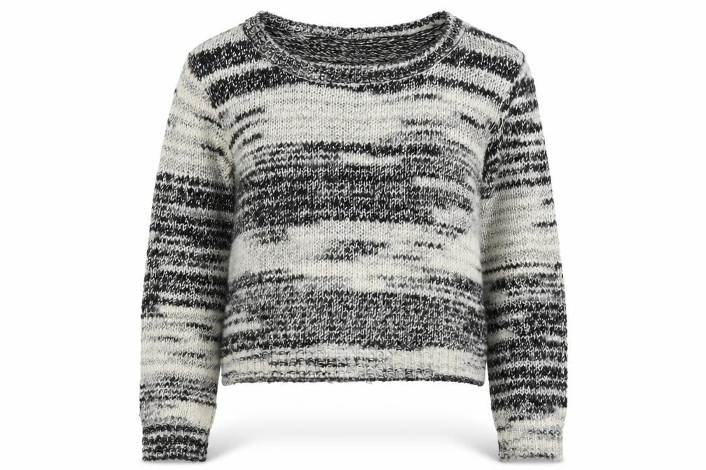 Front view of Preworn women’s black jumper, size XS