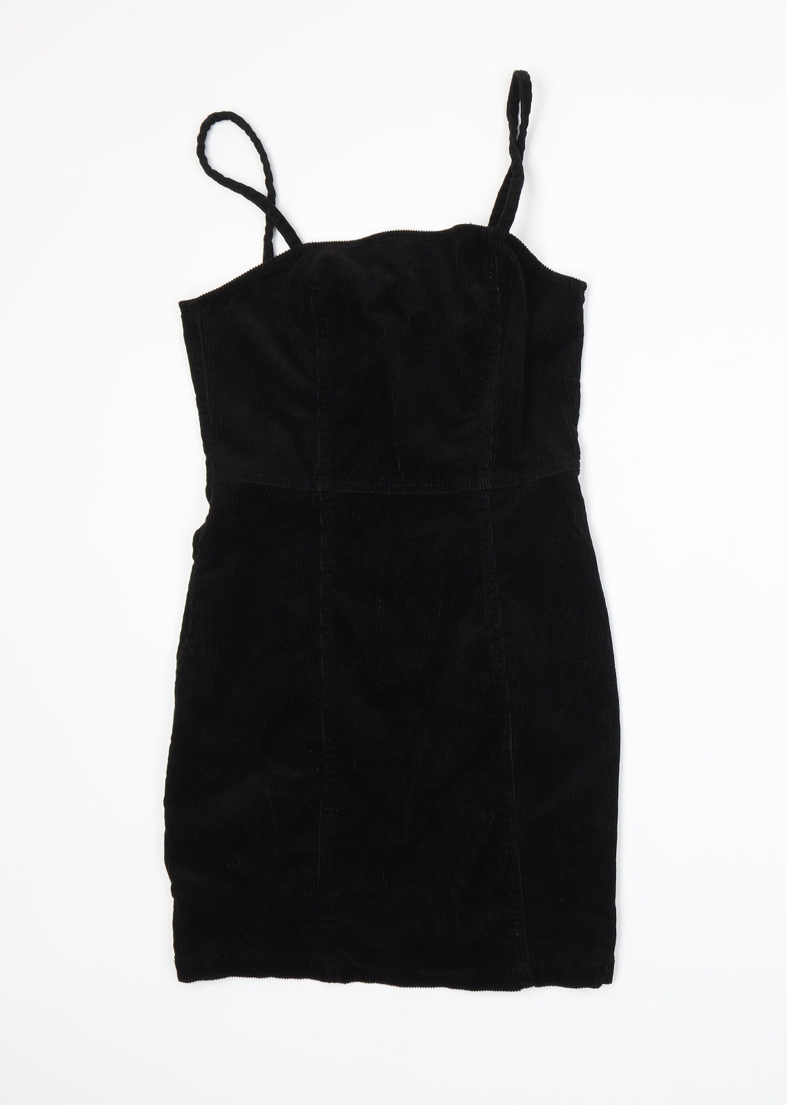 Divided by H&M Womens Black  Corduroy Bodycon  Size 10