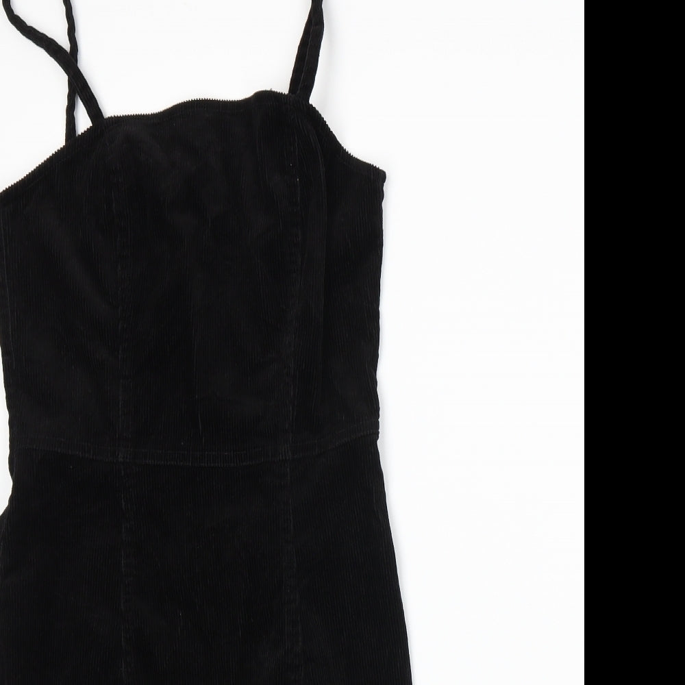 Divided by H&M Womens Black  Corduroy Bodycon  Size 10