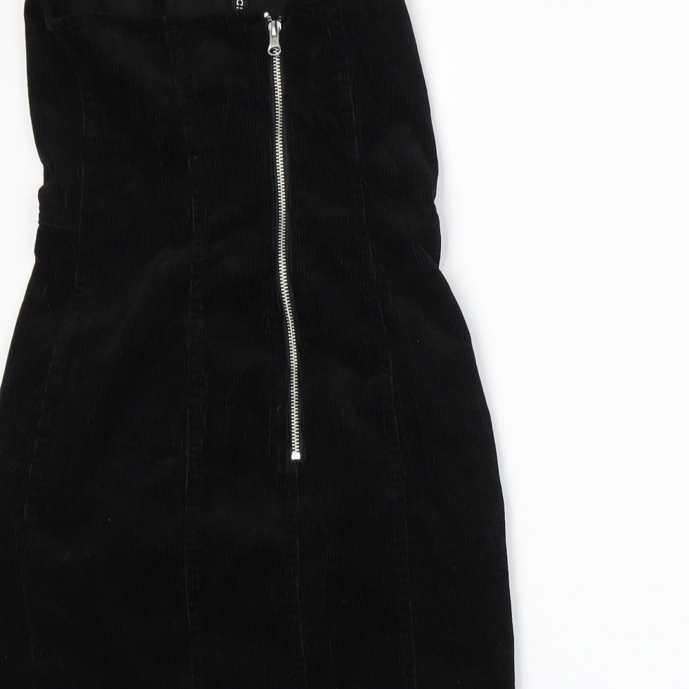 Divided by H&M Womens Black  Corduroy Bodycon  Size 10