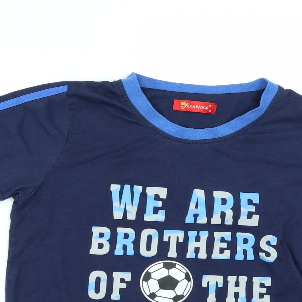Joanna Boys Blue   Basic T-Shirt Size 11 Years