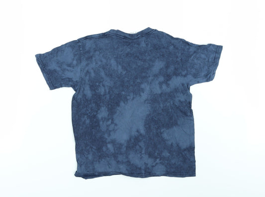 Gildan Boys Blue   Basic T-Shirt Size 9-10 Years
