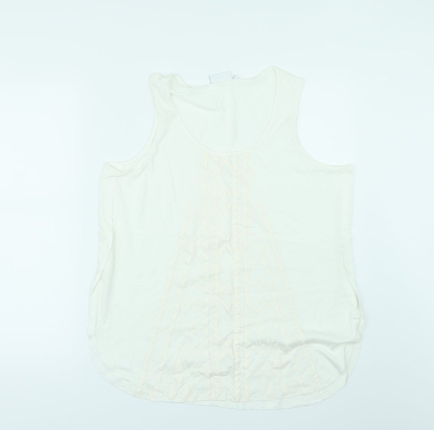 Jeanswest Womens White   Basic T-Shirt Size L