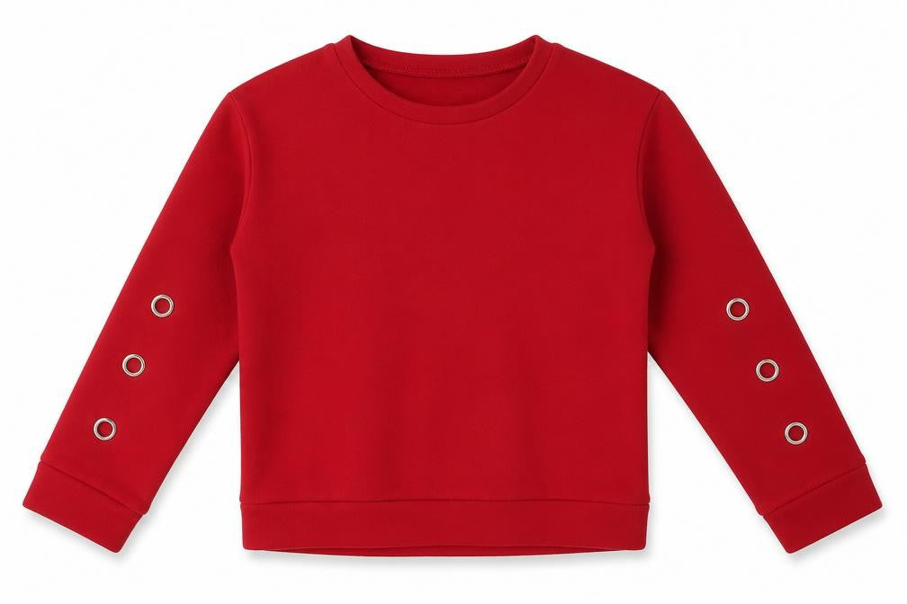 Front view of Eight paris women’s red jumper, size M
