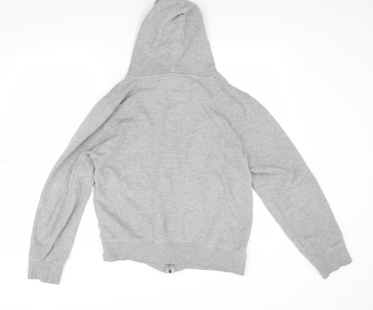 Ceader wood state Mens Grey   Full Zip Hoodie Size M