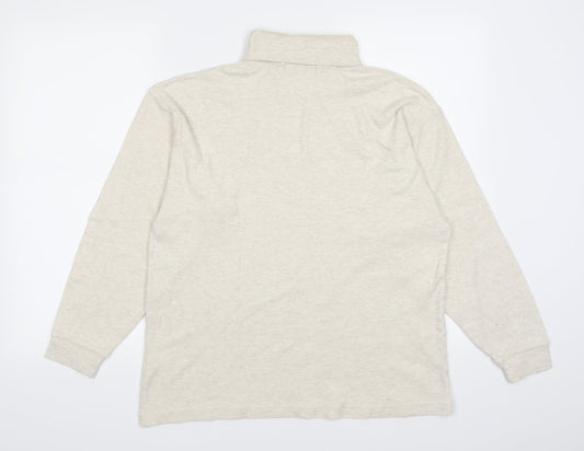 Antartex Womens Beige   Pullover Sweatshirt Size M