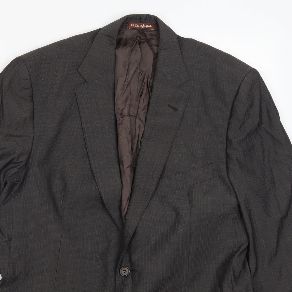 El Corte Inglés Mens Grey   Jacket Suit Jacket Size 42