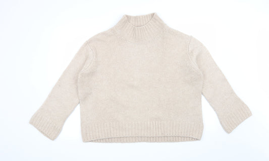 H&M Womens Beige   Pullover Jumper Size M