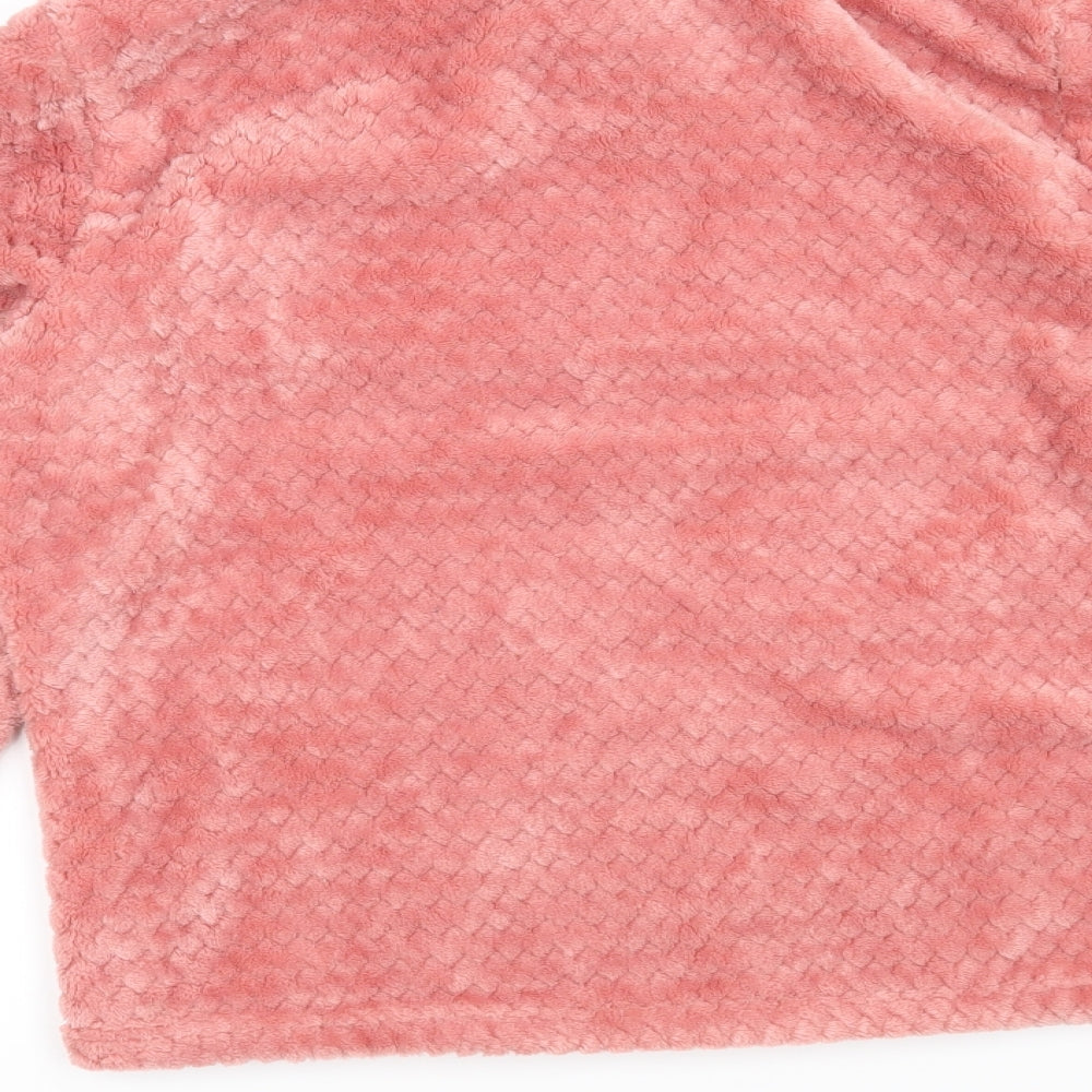 TU Womens Pink Gingham  Pullover Sweatshirt Size 8