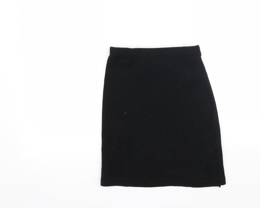 Preworn Womens Black   Straight & Pencil Skirt Size 28 in