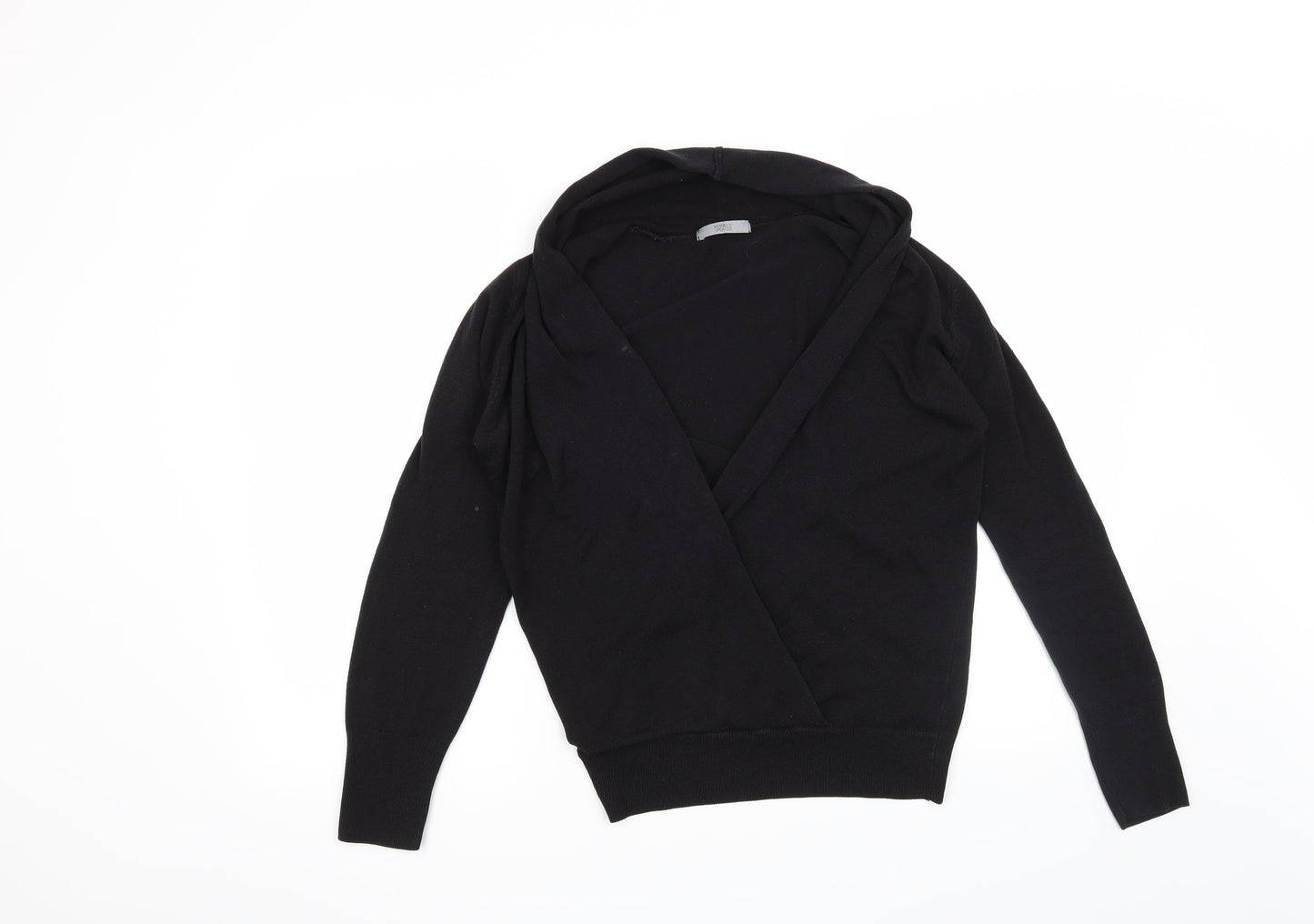 Marks and Spencer Womens Black   Pullover Jumper Size 14