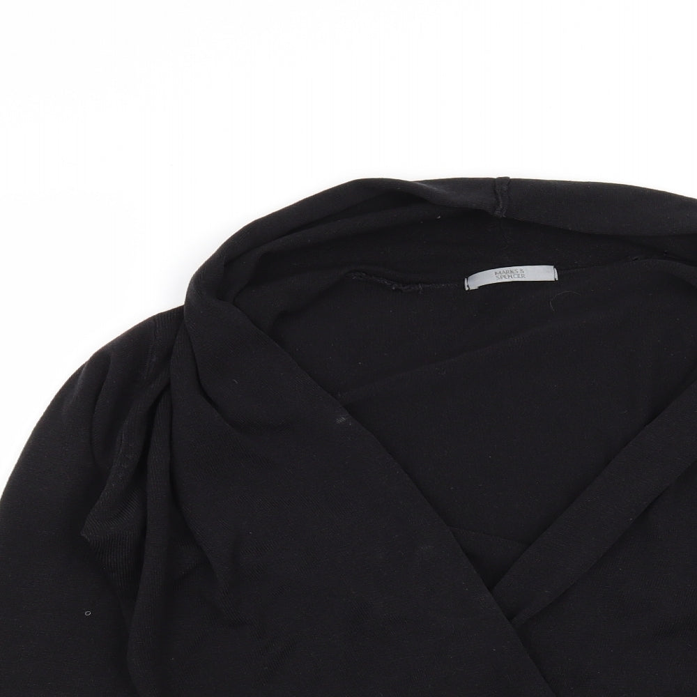 Marks and Spencer Womens Black   Pullover Jumper Size 14