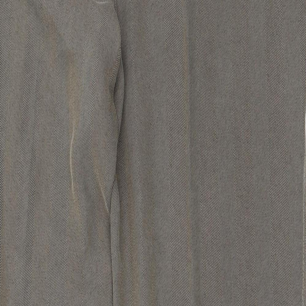 NEXT Womens Brown   Trousers  Size 14 L23 in