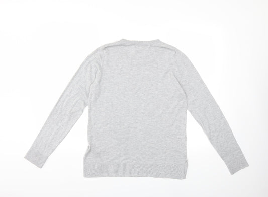 NEXT Womens Grey  Knit Pullover Jumper Size 10