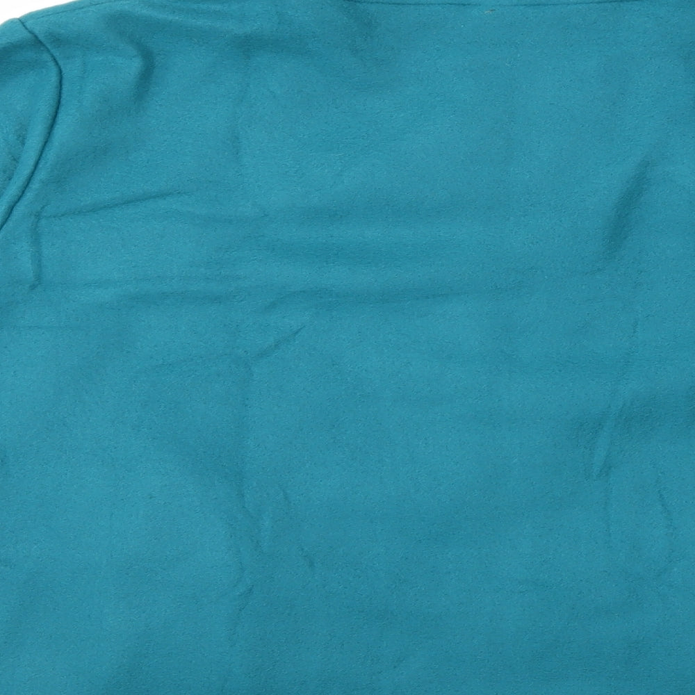 Anne De Lancay Womens Blue  Fleece Jacket  Size XL