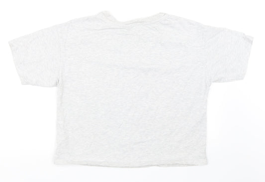 alcott Womens Grey   Basic T-Shirt Size L