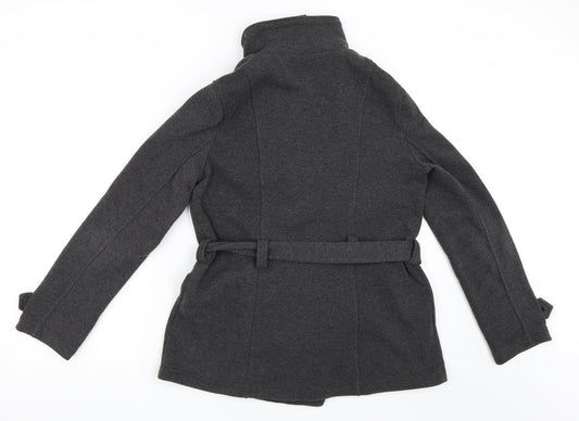 FOREVER 21 Womens Grey   Pea Coat Coat Size M