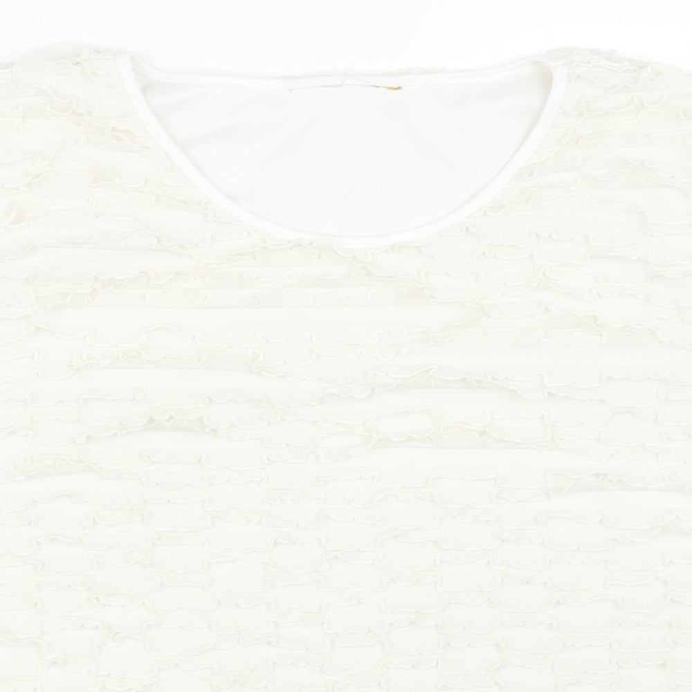 Preworn Womens Ivory   Basic T-Shirt Size M