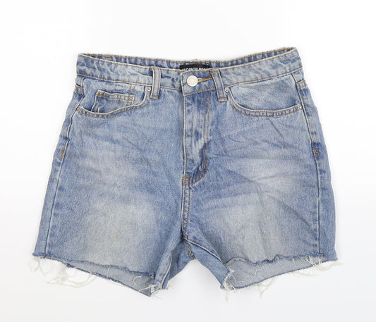 Momokrom Womens Blue  Denim Hot Pants Shorts Size 8