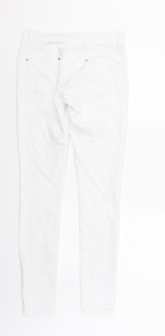 Hello Sunshine Womens White   Straight Jeans Size 12 L31 in