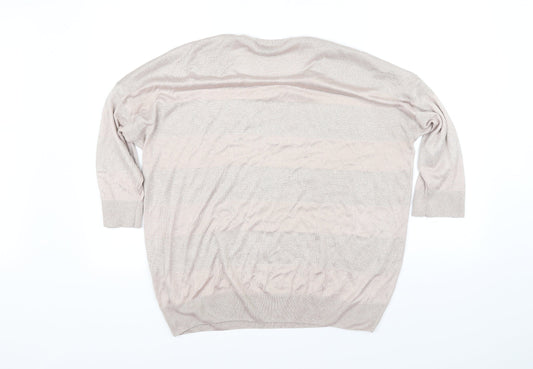 Wallis Womens Pink   Pullover Sweatshirt Size L
