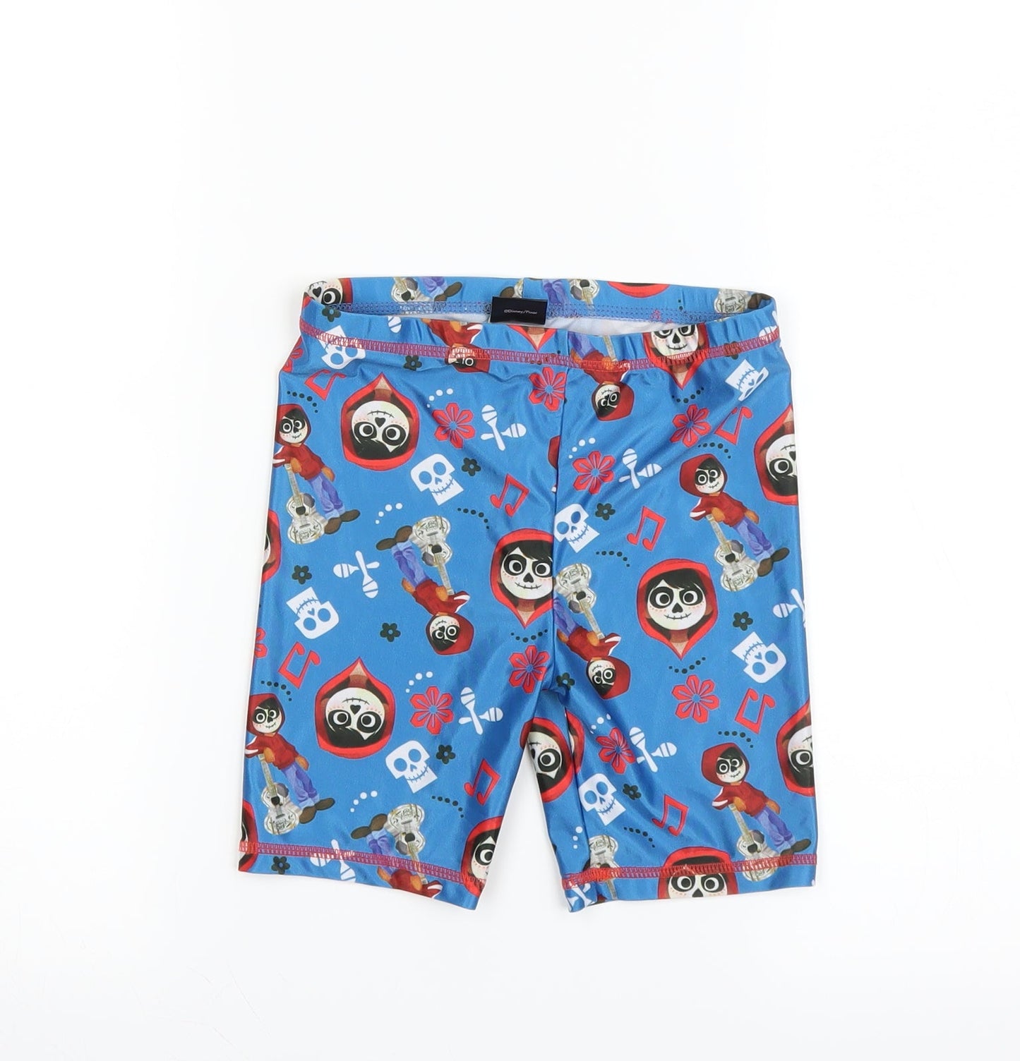 Disney Boys Blue Solid   Sleep Shorts Size 7-8 Years  - pixar