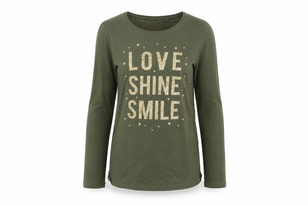 Front view of Primark girls’ green basic t-shirt, size 8, years