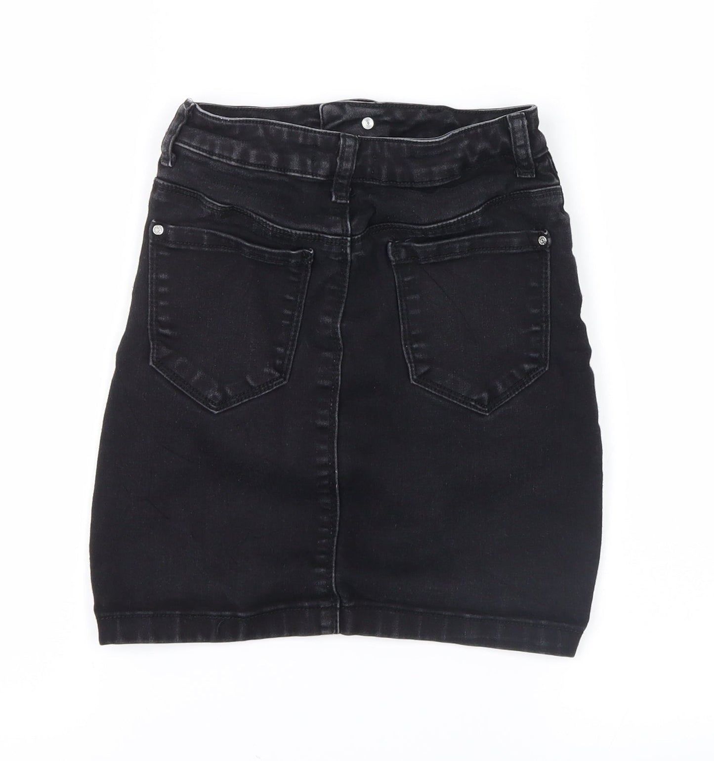 misguided Womens Black   Straight & Pencil Skirt Size 4