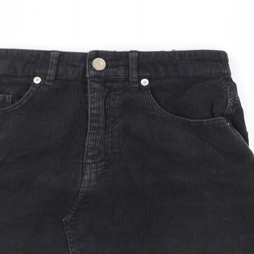 Pull&Bear Womens Black   Mini Skirt Size S