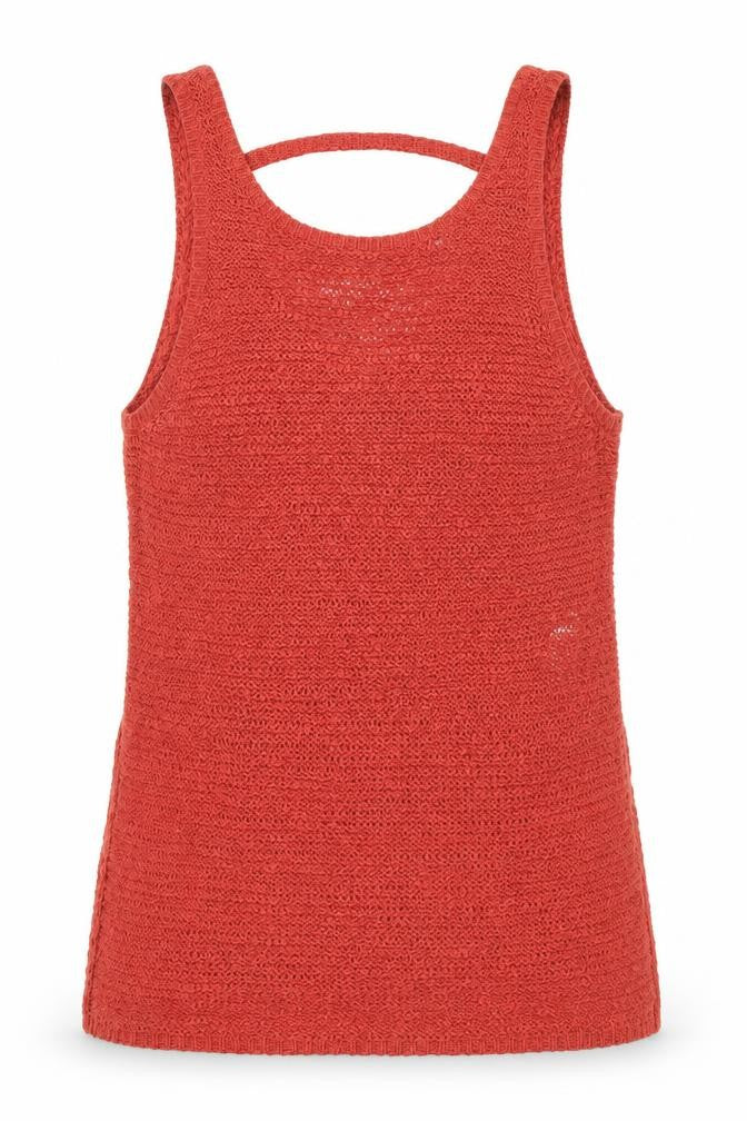 New Look Womens Orange   Basic Tank Size 8