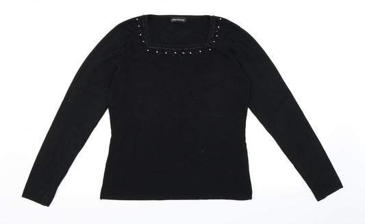 Ellie Louise Womens Black   Pullover Jumper Size M