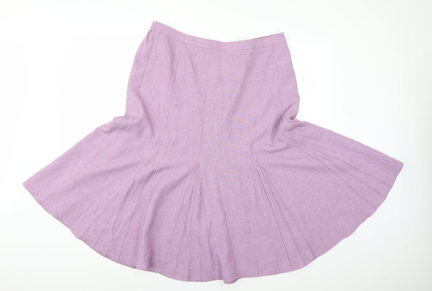 Special Collection Womens Purple  Rayon Swing Skirt Size 18