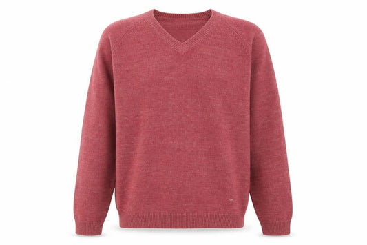 South Bay Mens Red  Knit Pullover Jumper Size M