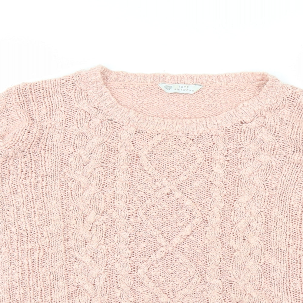 BHS Womens Pink   Pullover Jumper Size 18
