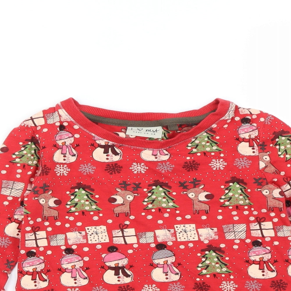 NEXT Boys Red   Basic T-Shirt Size 6 Years
