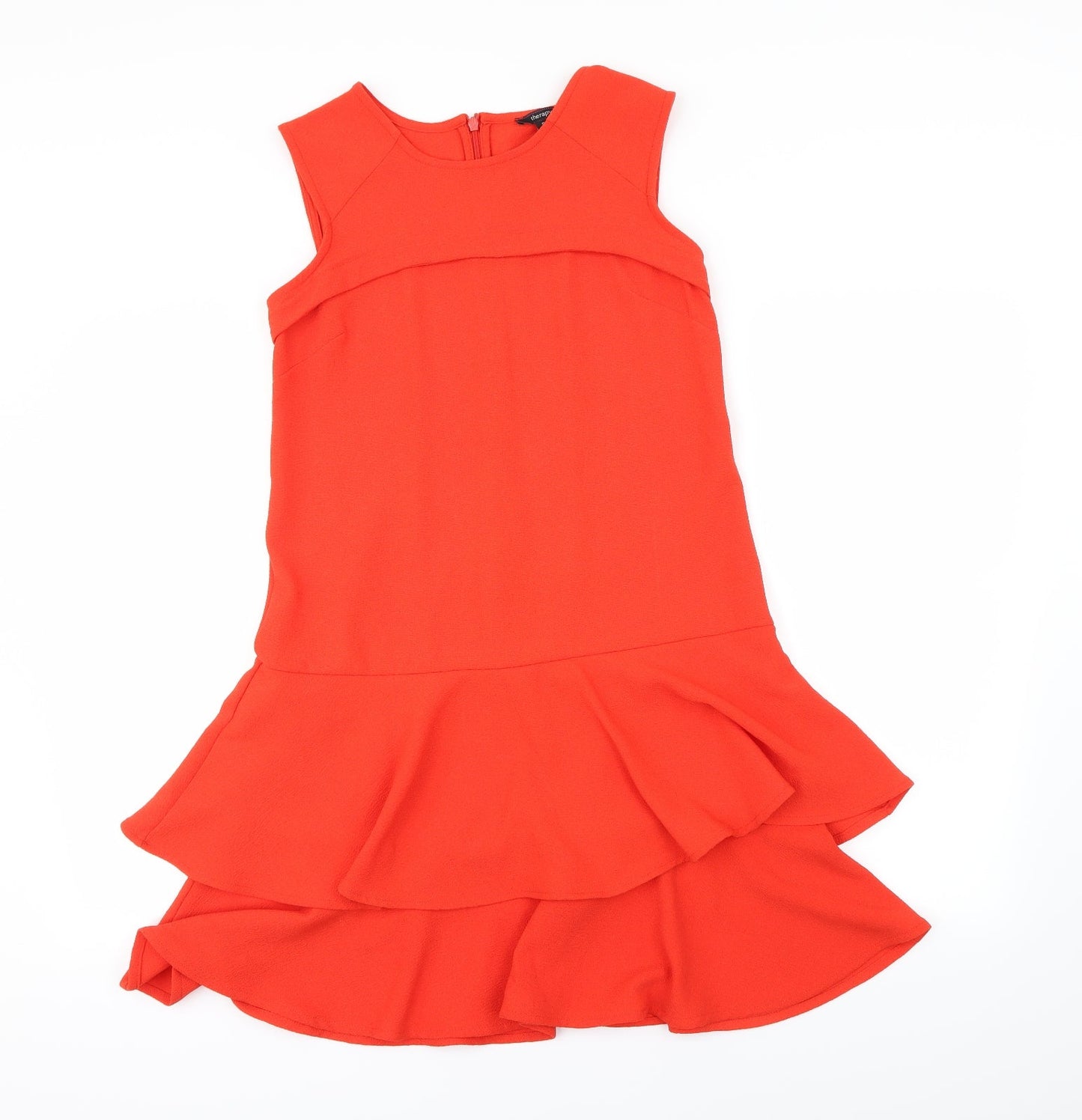 Therapy Womens Orange   Fit & Flare  Size 8