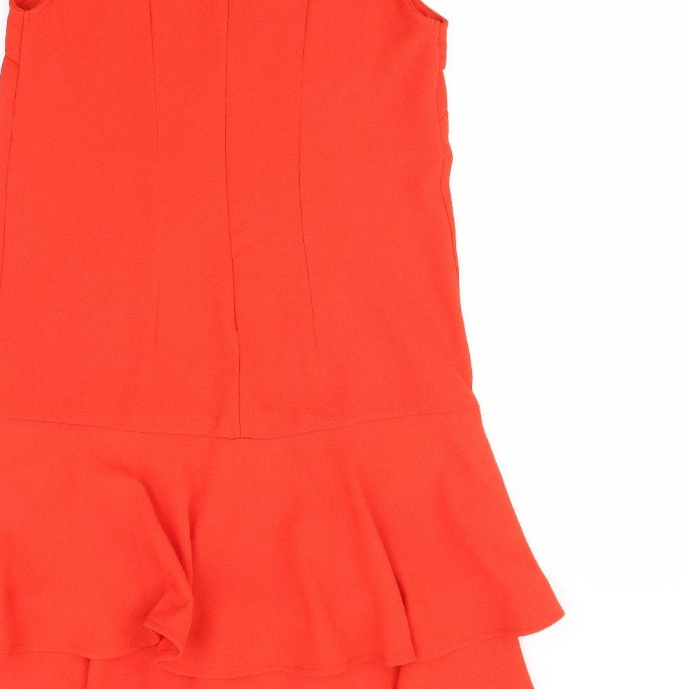 Therapy Womens Orange   Fit & Flare  Size 8