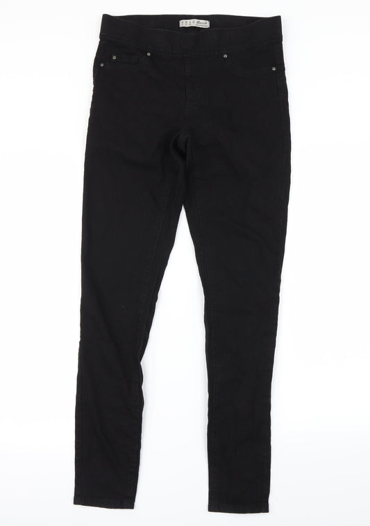denim&co Womens Black   Skinny Jeans Size 10 L29 in