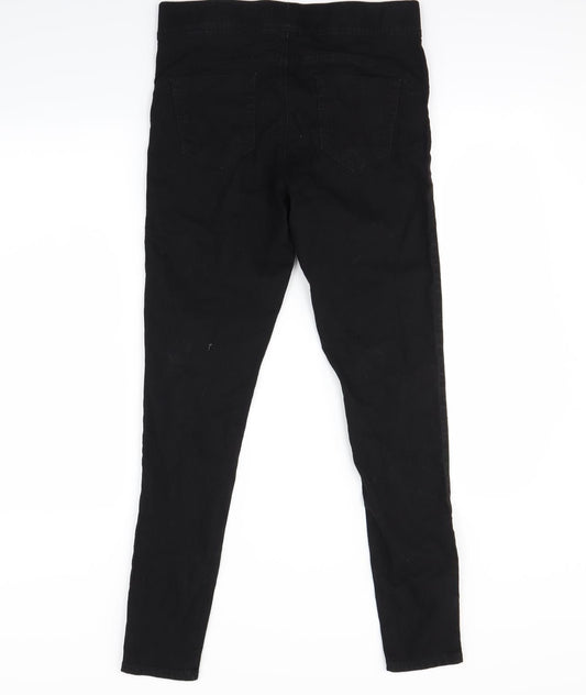 denim&co Womens Black   Skinny Jeans Size 10 L29 in