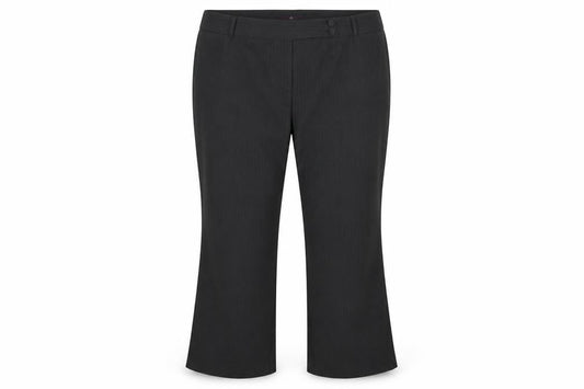 evie Womens Grey Striped  Trousers  Size 32 L25 in