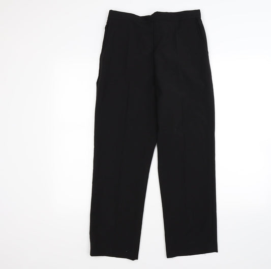 Preworn Womens Black   Trousers  Size 12 L25 in