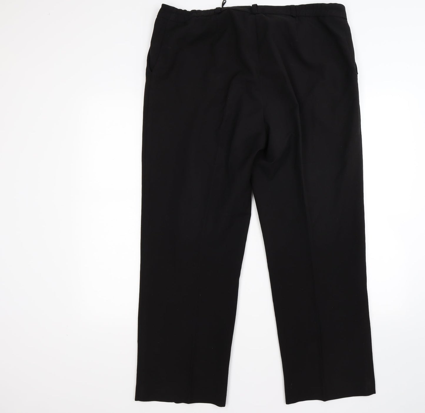 Essential Collection Womens Black   Trousers  Size 16 L27 in - work office