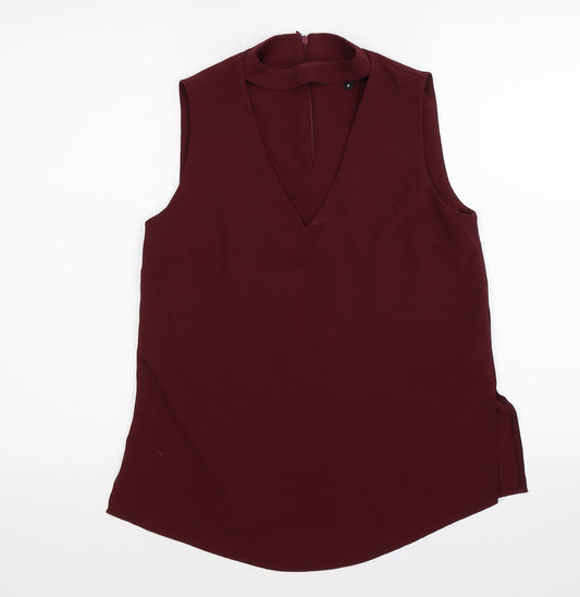 New Look Womens Purple   Tunic Tank Size 8