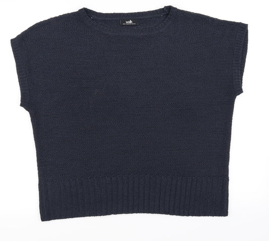 Wallis Womens Blue   Basic Blouse Size M